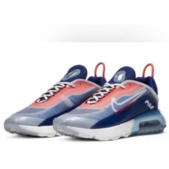 Nike Air Max 2090 USA-CT1091-101 White/White Chile Red Size 8.5 New main image 5